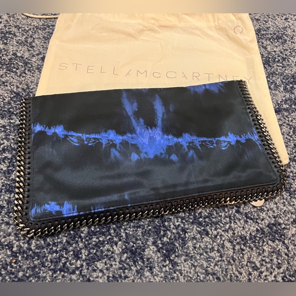 Stella McCartney Satin and Chain Fold over Envelope Clutch - Picture 3 of 6